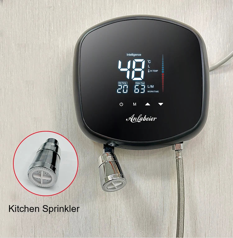 Low Power 3000w 220v Plastic Housing Material Shower Head Small Wall Mount Water Hater Electric for Thailand