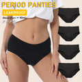 4 Layers Mid Waist Wide Waistband GOTS GRS Panties Menstruales Maternity Leakproof Women Menstrual Period Panties Underwear
