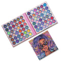 72 Color Eye Shadow Factory Direct Card Captor Sakura Pattern Custom Waterproof High Pigment Pearlescent Matte Large Sequin Gift