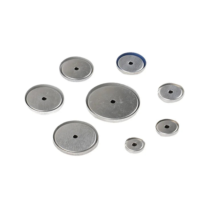 Wholesale Aluminum Cover Buttons Leather Covered Metal Fabric Button Covered