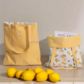 Custom Logo Eco-Friendly Canvas Shopping Tote Bag for Daily Use Reusable Cotton Tote Bag with Printing Pattern