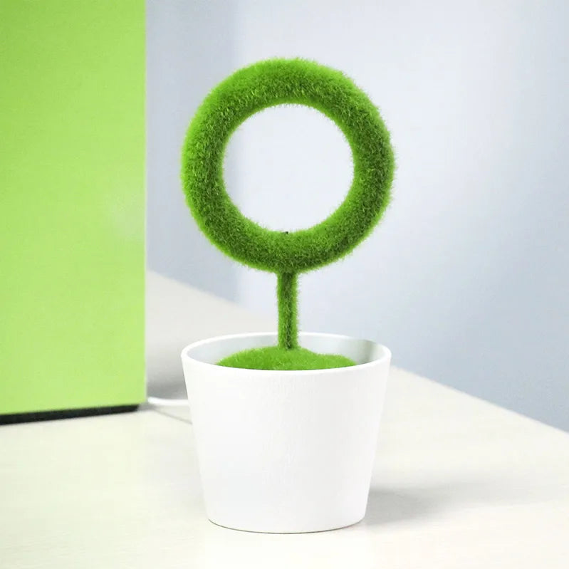 Small Indoor Desktop Air Cleaner CE FCC RoHS Mini Indoor Household Pot Plant Air Purifier