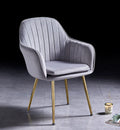 French Design Custom Modern Dining Chair Luxury Pink Velvet Fabric PU Material for Home Bar Gym Warehouse Restaurant Kitchen