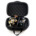 Portable EVA Fishing Reel Bag Shockproof Waterproof Reel Protective Case Tackle Storage Cases for 1-2 Fishing Reels