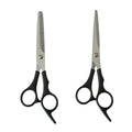 Professional Pet Grooming Scissors Stainless Steel Dog Shears Rounded Tips Long Short Hair for Thick Wiry Curly Hair Plastic