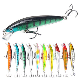 Fishing Lures Bait 9g 100mm Topwater Baits Jigs Fish Lures Minnow Sinking Minnow