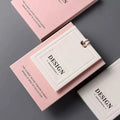 Customized Logo 3D Embossed Paper Hang Tag for Clothing Shoes & Bags for Dress Jeans-Made in China
