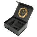 Luxury Gift Recycled Materials Matte Black Magnetic for and Caviar Sushi Paper Box Package with Foam Insert