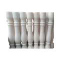 White Marble for Vase Pillar Balcony Railing Natural Stone Carving Staircase Guardrail with 1-Year Warranty