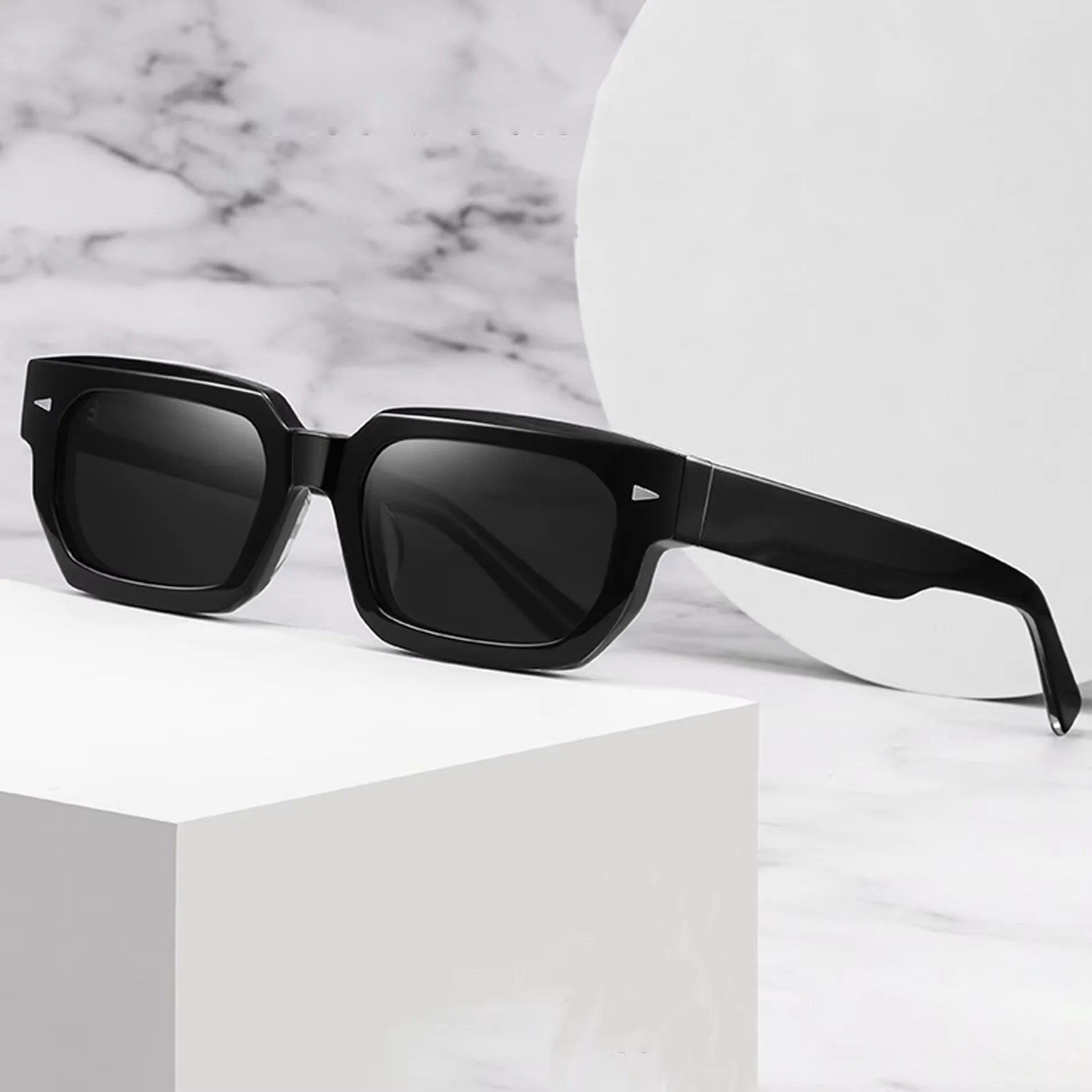 Trendy Wholesale Handmade Acetate Sheet Small Frame Polarized UV400 Sunglasses for Men Women Custom OEM/ODM