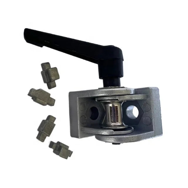 4040 Zinc Alloy Silver Adjustable Locking Lever Pivot Joint Industrial Design Outdoor Furniture Hinge Handle Workshop Warehouse