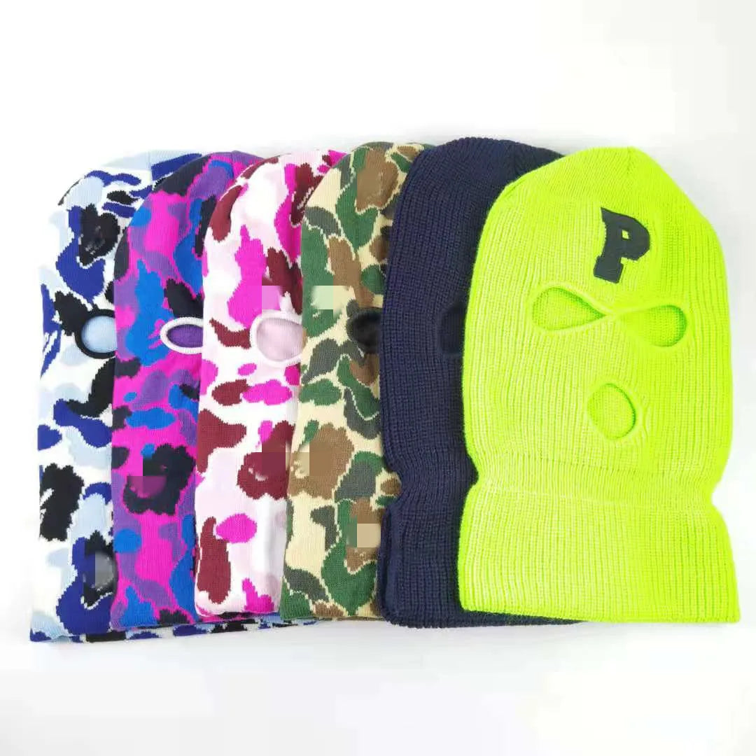 Wholesale Cheap Ski Mask 3 Hole Knit Full Face Cover Ski Mask Balaclava Design Your Own Ski Mask