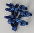 Anodized Blue Titanium M5 Socket Head Hex Head DIN912 Metric Thread Industrial Grade Bolts
