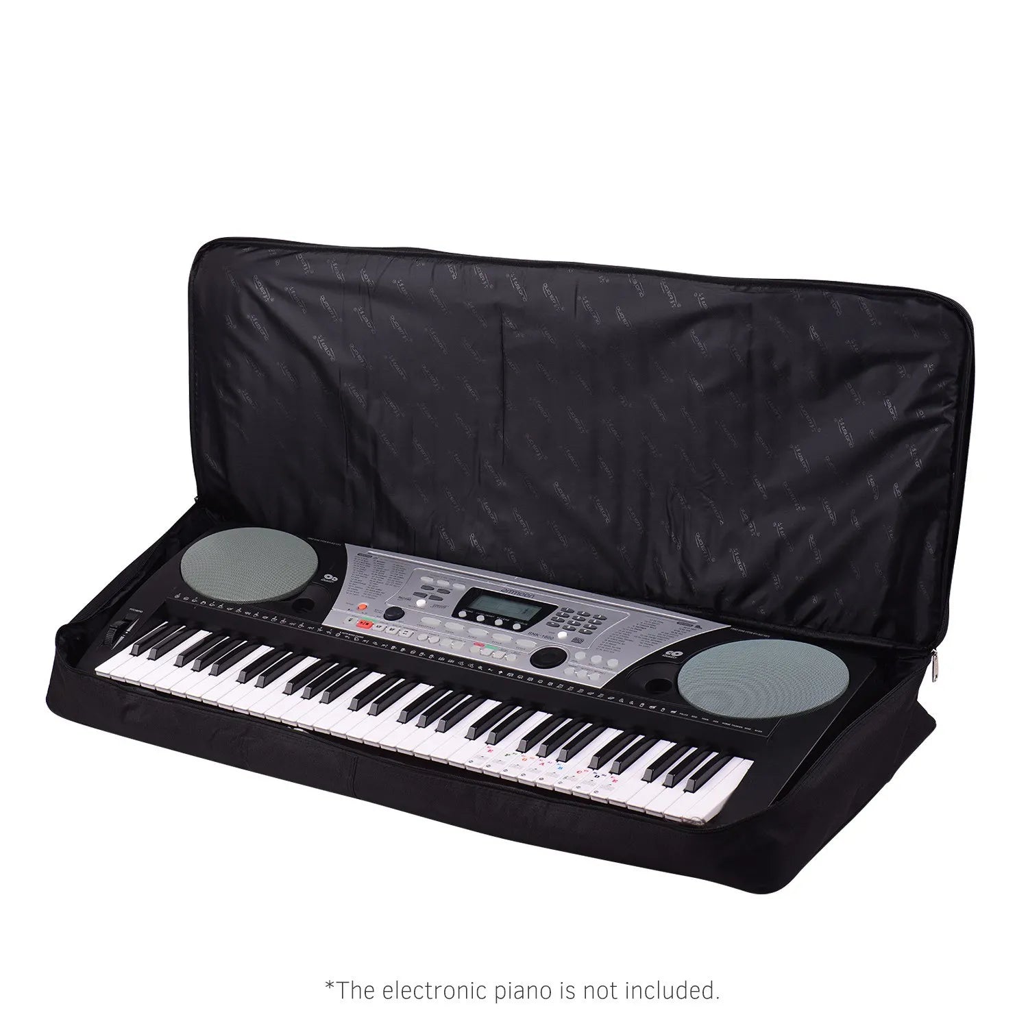 Electric Piano Bag Portable Gig Bag with Durable Handle 8MM Anti-Collision Cotton Interlayer for 61 Keys Keyboard Pianos