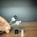 Wholesale 13mm Custom Fine Mist Perfume Atomizer Aluminium-Plastic Crimp Pump Spray 13mm Perfume Plastic Spray