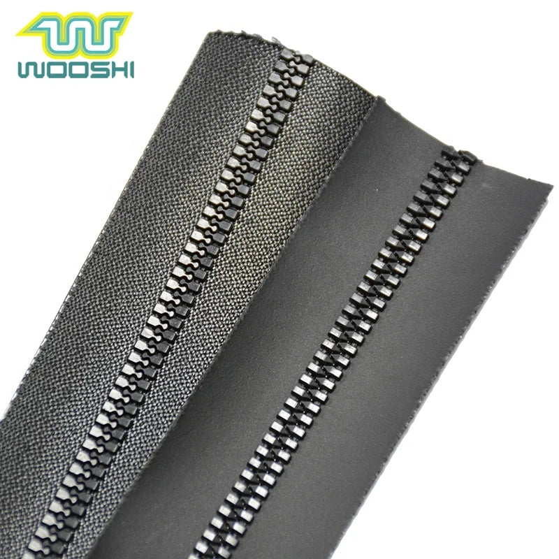 Imported Korean Board Resin Open-end Zippers for Home Textile Shoes Garment Waterproof Luggage