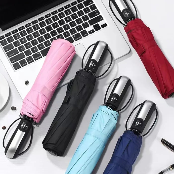 Best Selling Umbrella Supplier 3 Folding Pocket Size Portable Automatic Umbrella With Custom Logo Gift Advertising Umbrella
