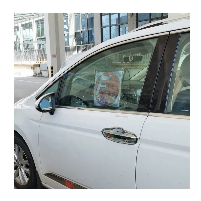 Car Window Led Display Flexible Soft Mobile Led Screen Wearable Display 4G 5G Led Billboard