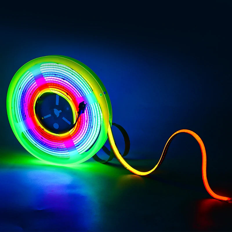 Magic RGB COB LED Light Strings 720 LEDs/m DC24V WiFi/ App Control Voice & Remote Home Decor IP33 Waterproof
