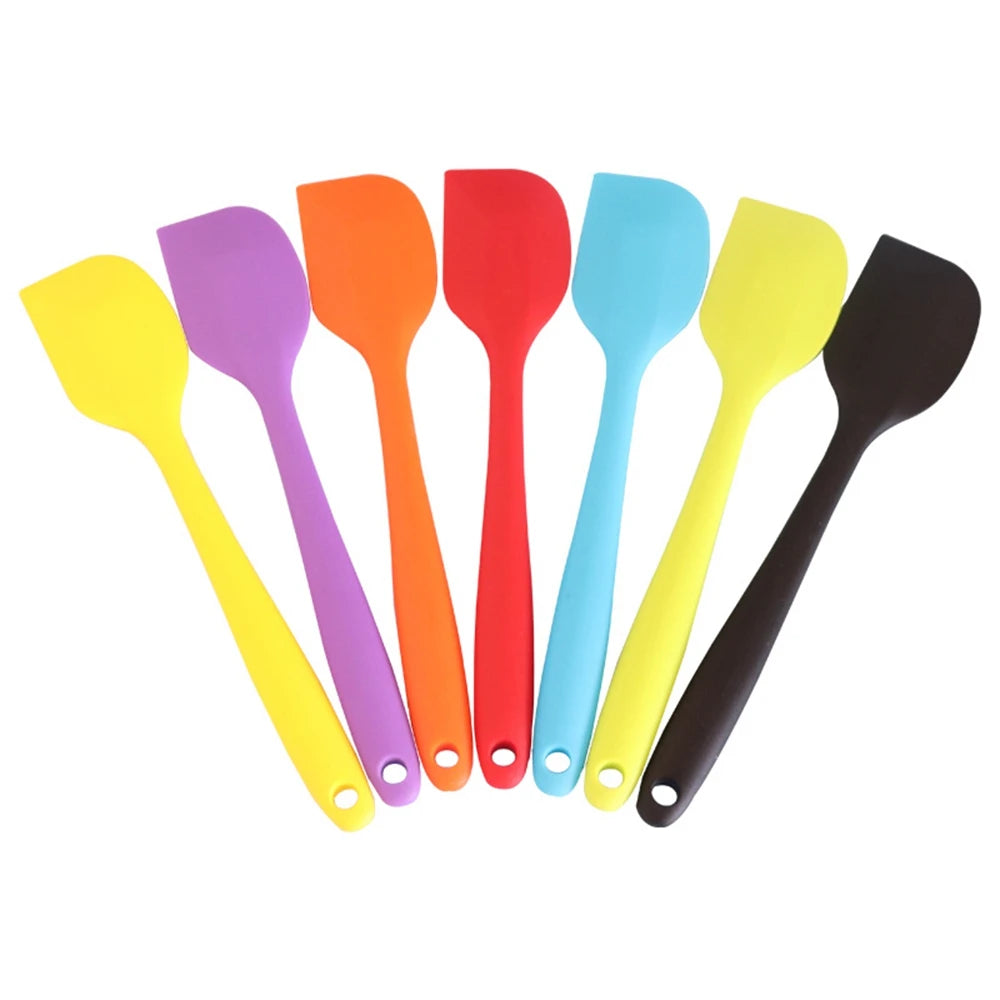 Silicone Spatulas Small Spatula One Piece Design Heat Resistant Non-Stick Eco-Friendly Dishwasher & Oven Safe Baking & BBQ Use