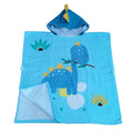 Wholesale Printed Kids Dinosaur Children Hooded Pool Beach Surf Swimming Towel Poncho