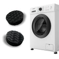 Prodigy Black Anti-Vibration EVA Waterproof Cushion Non-slip Shockproof Noise Reducing Washing Machine Foot Pad Dia85mm 4pcs