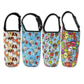 Double-layer OEM Printing Neoprene Sleeves Sublimation Tumblers 20 oz Skinny Straight Holder with Strap