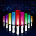 15 Multicolor RGB Remote Control LED Stick Flashing Light Concert Radio Control Led Wand LED Light Stick Glowing Wand