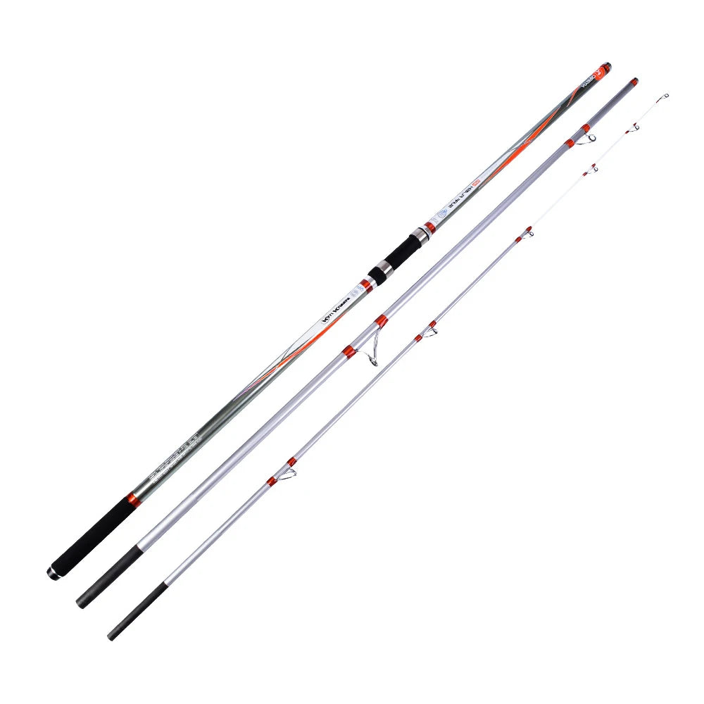 Carbon Fiber 1.8m 520g 3 Section  Casting Lure Fishing Rod