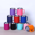 Beeman Double Wall 304 Stainless Steel Camper Camping Tumbler Travel Coffee Cup Mug Thermos With Handle Lid MegaBDM