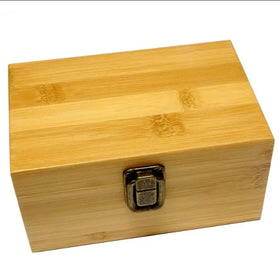 Multifunctional Natural Bamboo Souvenirs Storage Box Classic Rectangle Design for Jewelry Wooden Watch Tea Stash Classic Style