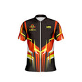 Cheap OEM Service Custom Dart Jersey Shirts with Digital Print and Pocket 100% Polyester Eco-Friendly & Quick Dry
