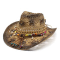New Black Wholesale Stylish clear Sombrero Vaquero Cowboy Hat Cap for Girls Women Men Party