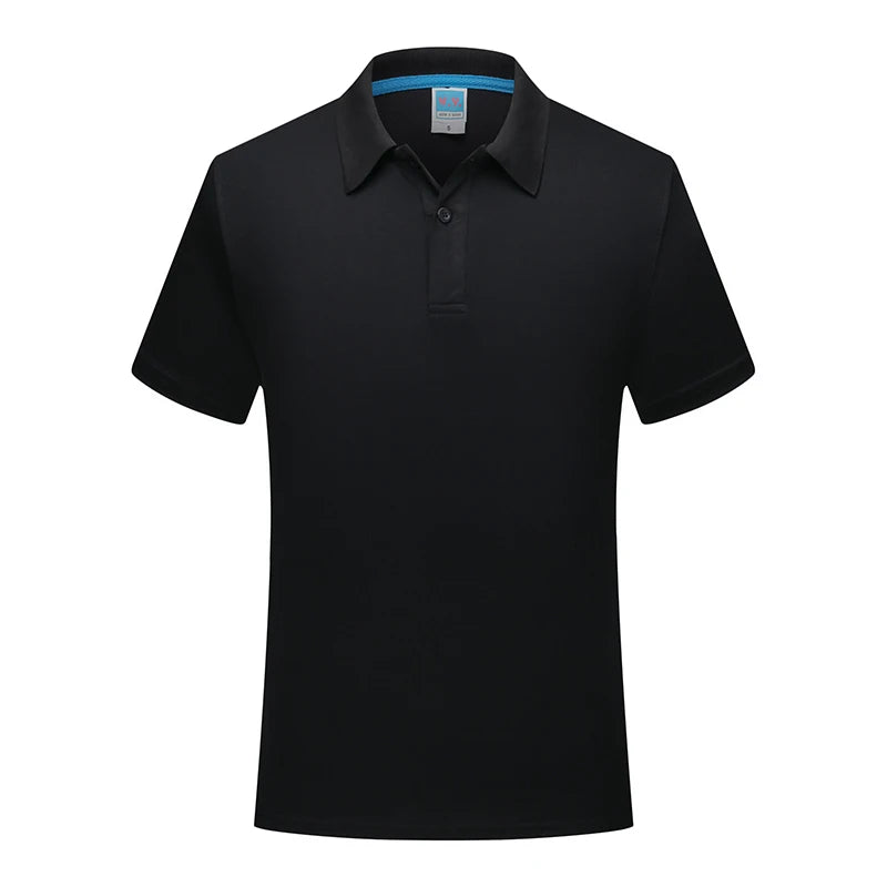 100% Polyester Quick-drying  Polo Pinhole Cloth  Custom logo POLO Shirt Short Sleeve Polo