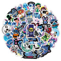 50PCS No Repeat Cartoon Stitch Deco Sticker for Laptop Luggage Skateboard Bottle Kids Toy