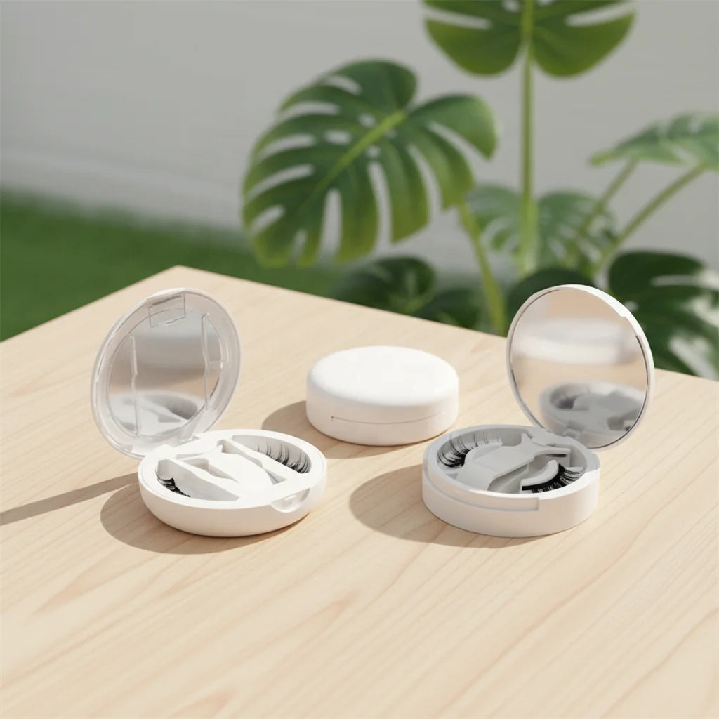 New Arrival Easy to Wear Magnetic Lashes Customize Small Eyelash Length Magnets Lashes Partner Set Glue Free Quantum Eyelashes