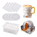 Early Riser DIY Jewelry coaster Storage Boxes Set Holder Silicone Mold Home Decor Wedding Decoration Epoxy Resin Crafts Moulds