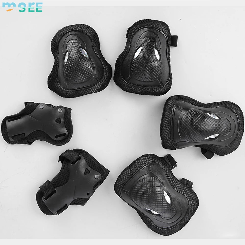 SeeMore Selection Adults Kids Skateboarding Roller Multi-Sports Knee Pads Elbow Pads Wrist Guards Ready to Ship Protective Gear