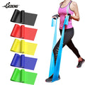 GEDENG Yoga Elastic Stretching Band Exercise Rubber Resistance Band Workout Fitness Latex Free Theraband Roll