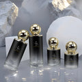 Luxury Customized Flat Shape Skincare Packaging Low MOQ Wholesale Empty Cosmetic Lotion Pump Bottles and Jars Glass