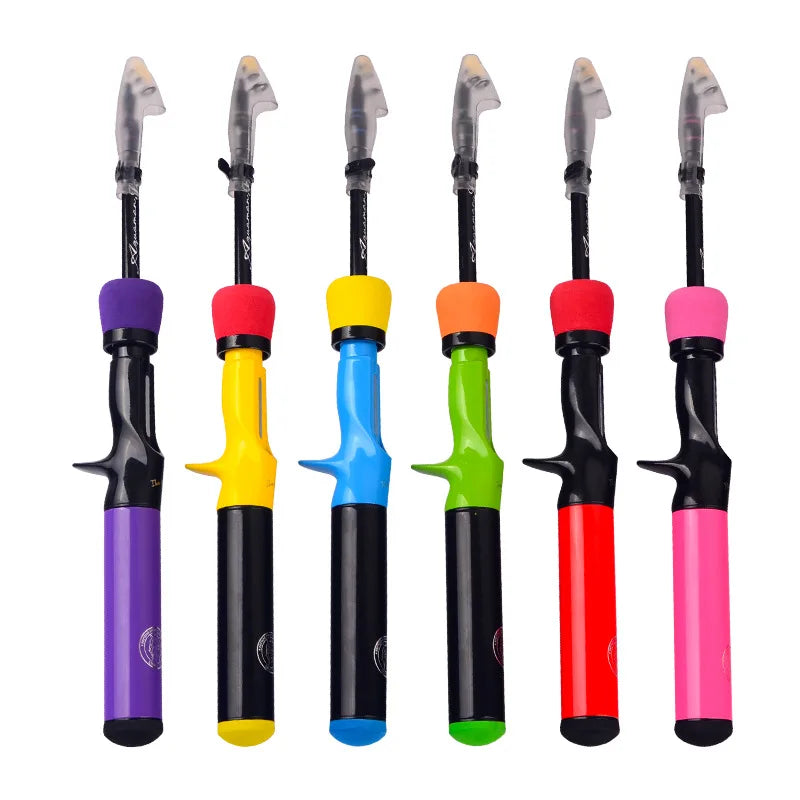 Wholesale 6 Colors 1.2m 1.5m Telescopic Fishing Rod Kit Outdoor Pole Ultra Light Fishing Pole