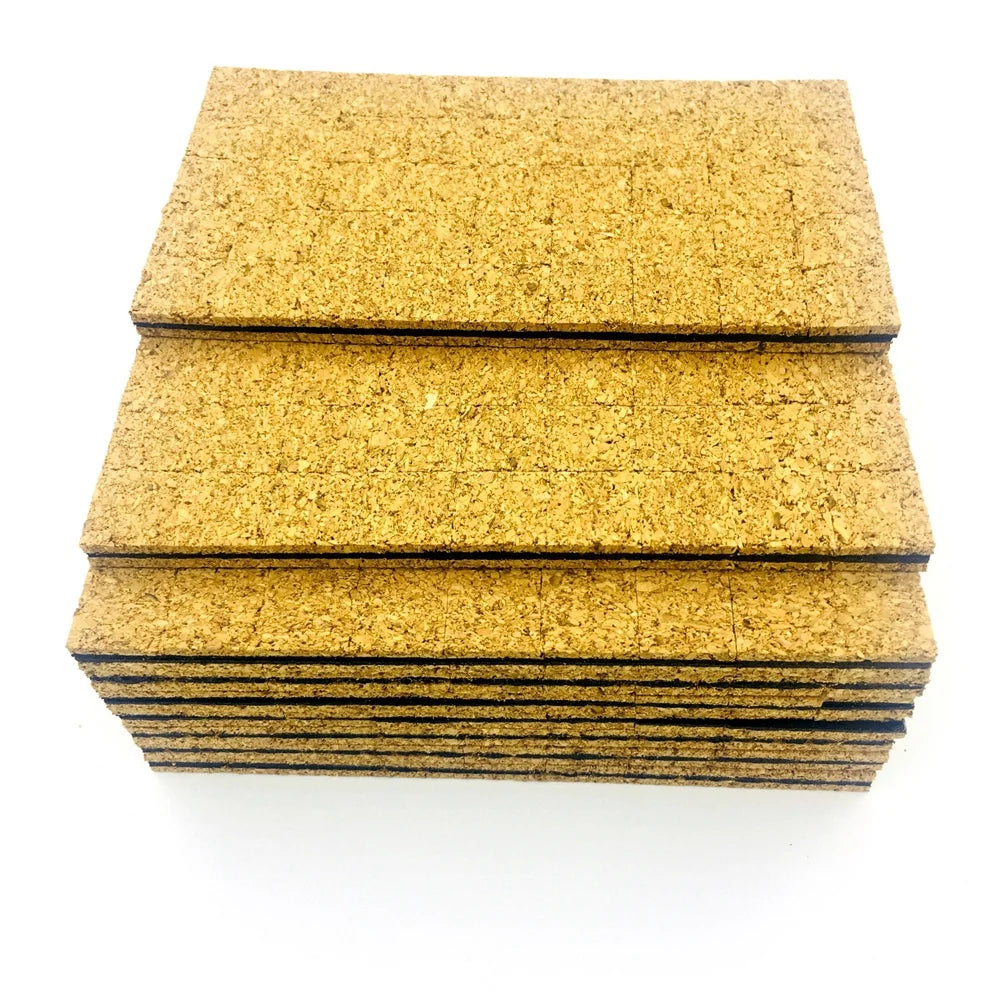 18*18*3+1mm Cork With Cling Foam Adhesive Cork Spacer Separator  Protector Pads for Insulating Glass