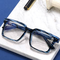 MLM Custom Logo Square Eyeglasses TR90 Optical Eyewear Anti Blue Light Male Spectacle Frame