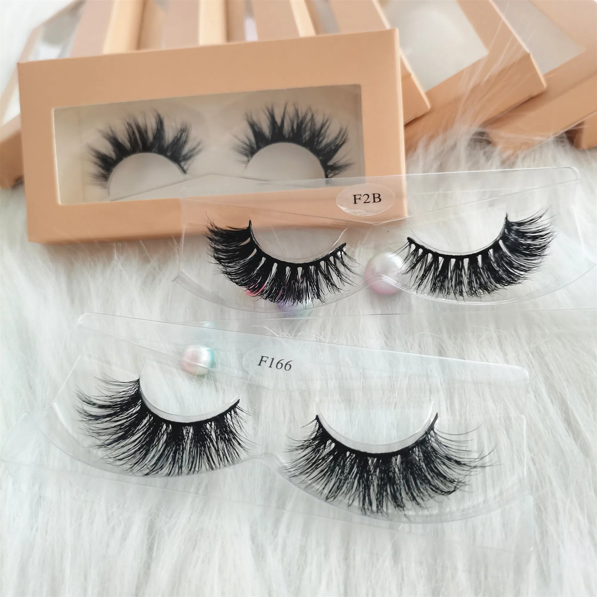 Wholesale Natural 16mm Mink Fur Eyelash Vendor Cruelty Free 3d Mink Eyelashes 100% Real Mink Fur Full Strip Eye Lashes