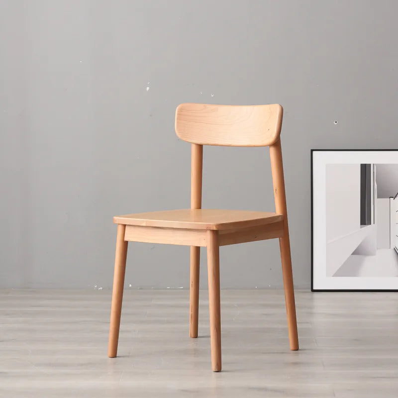 Cheap Price Home Furniture Wholesale Custom Solid Wood Cafe Restaurant Dining Chair