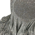 F001 New Rhinestone Fabric Pearls Stretch Rhinestone Mesh Fabric Crystal for Clothing Fabric