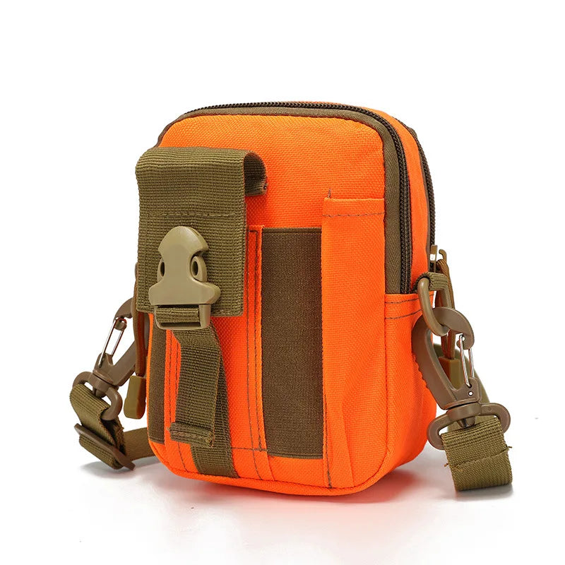 Tactical Bag Multi-Purpose Utility Gadget Tool Belt Hiking Waist Pack Tactical MOLLE Pouch with Adjustable Shoulder Strap