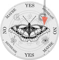 6IN Wood Butterfly Crystal Grid Pendulum Board Divination Altar Witchcraft Altar Supplies Kit