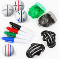 2-4 Pcs Plastic Golf Ball Alignment Marker Kit with Pen Tool GP Brand Model GP-119