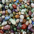Natural Crystal Tumble Stone Healing Polished 2-3 cm Oval Spiritual Rose Clear Mixed Quartz Stone